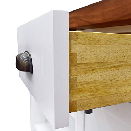 222 Fifth Hunter White Kitchen Island - Thumbnail 6