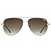 Quay Women's Sahara Sunglasses, Gold/Smoke Taupe, One Size