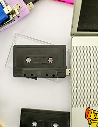 FYDELITY | IMIXID USB-Sides Cassette Tape Flash Drive 500MB - Black| Mixed Tape/Memory/USB/Urban/Digital Mix Tape/Audio