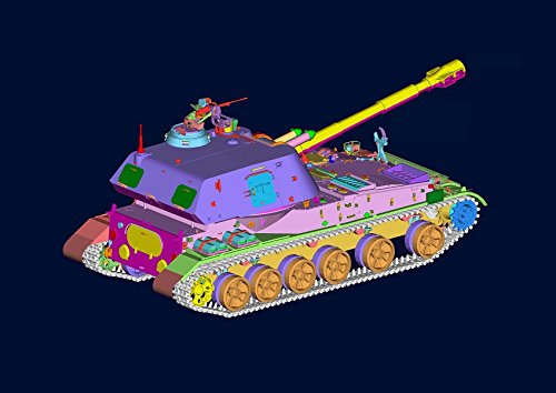 Trumpeter Soviet 2S3 152mm Self-Propelled Howitzer Late Variant Model Kit (1/35 Scale)