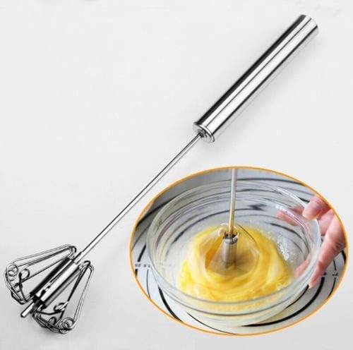 ShopVip Nouveaute! Fouet Cuisine Semi Automatique en Acier Inoxydable Batteur d’œufs, de crème, café, pâtisserie, mixeur à Main pour Lait Froid et mélanges, sauces - Cuisine A Vivre ShopVip Nouveaute! Fouet Cuisine Semi Automatique en Acier Inoxydable Batteur d’œufs, de crème, café, pâtisserie, mixeur à Main pour Lait Froid et mélanges, sauces