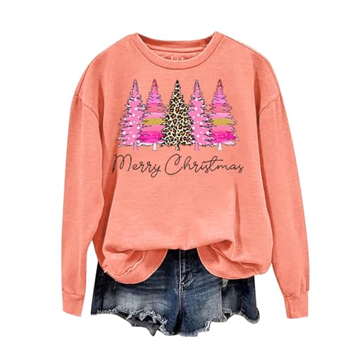 Plus Size Funny Christmas Shirts for Women Long