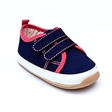 Kuner Baby Boys and Girls Cotton Rubber Sloe Outdoor Sneaker First Walkers Shoes (13.5cm(12-18months), Blue-2)