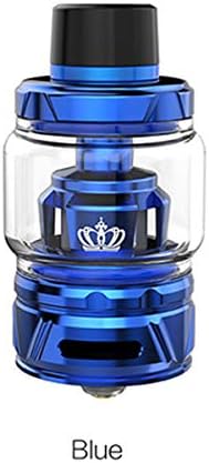 Uwell Crown IV Tank with Dual SS904L Coil and Self-Cleaning Technology Electronic Cigarette Heats Evenly Excellent Flavor Vape RTA Atomizer - Blue