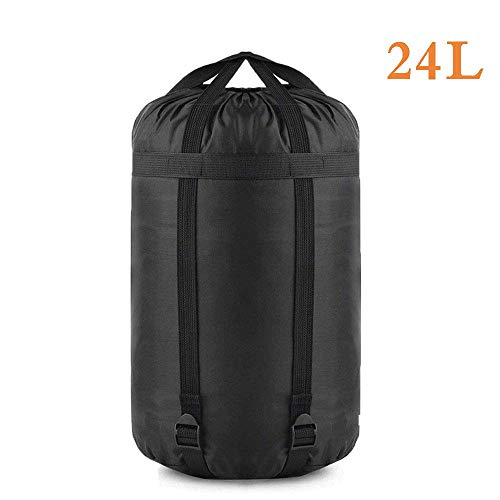 HOOMBOOM Compression Stuff Sack, 24L/46L Waterproof Sleeping Bags Storage Stuff Sack Organizer, Great for Backpacking and Camping