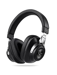 Auriculares con cancelación de ruido activo con micrófono en línea y funda de transporte para viajes, para uso diario, cableado inalámbrico
