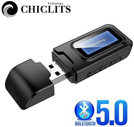 ワイヤレス Bluetooth 5 0 Usb アダプタ オーディオ 送料無料 トランスミッター Lcdディスプレイ付 受信 送信 超小型 低遅延 Auxジャックカーpc 高音質 ドライバーのインストール不要3 5mm Tv 一台二役