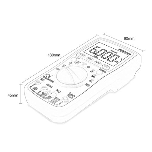 EgalBest For VC17B+ Automatic Manual Digital LCD Screen Display Multimeter Measurement Tools Blue