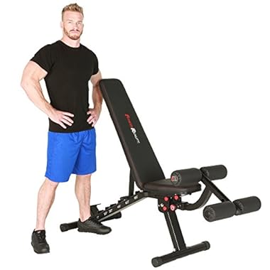 Fitness Reality 2000 Super Max XL – Adjustable Weight Bench – Bench Press and Workout Bench for Incline Decline Strength Training – No Gap Foldable Workout Benches for Home – 850 Pound Capacity