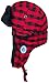 Best Winter Hats Big Kids Plaid Russian/Aviator Winter Hat (One Size) - Red/Black