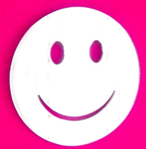 Super Cool Creations Smiley Mirrors - 32cm x 32cm Acrylic Shatterproof Safety Mirror with Adhesive Fixers