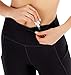 Ewedoos Yoga Pants with Pockets for Women, High Waist Leggings with Pockets Tummy Control Workout Running Pants (Ew380 Black, Large)thumb 3