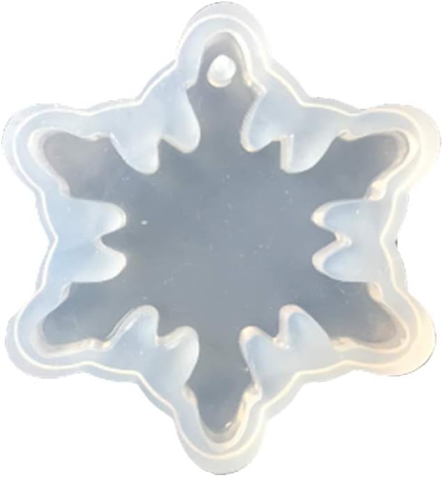 Asien Cake Mold Silicone Christmas Big Snowflake Handmade Decorating Moulds DIY Silicon Fondant Mold for Cake Cupcake Decoration