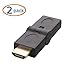 Cable Matters 2-Pack Swivel HDMI Male to Female Adapter