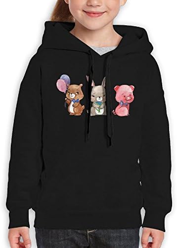 Girl's A Pro-Animal Animal Cool Woollen Sweater Black M