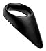 Master Series Taint Teaser Silicone Cock Ring and Taint Stimulator, 1.75 Inch