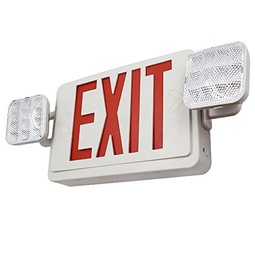 Buy ULListed Single/Double Face LED Emergency EXIT Sign with 2 Head