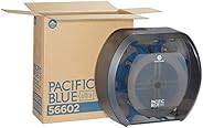 Pacific Blue Ultra 4-Roll Coreless Toilet Paper Dispenser by GP PRO (Georgia-Pacific), Smoke, 56602, 17.20&quo