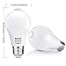 Banord 2Pack Auto On Off Motion Sensor LED Light, 12W 100 watt Incandescent Bulb Equivalent E26 PIR Motion Sensing Activated LED Bulb,6000K Daylight A19 Indoor Motion Bulb for Porch,etc