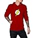 Decrum The Flash Red Logo Superhero Pullover Hoodie For Men L