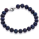 VN Jewelry Handmade Women's Pearl Bracelet 8-9mm Freshwater Cultured Pearl Bracelet Length 7.6In