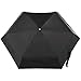 totes Automatic Open Close Water-Resistant Mini Travel Foldable Umbrella with Sun Protection, Black