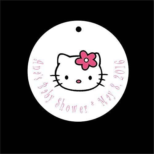 Set of 10 Hello Kitty Favor Tags/Baby Shower Party Tags