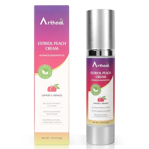 Arthcal Bioidentical Estriol Cream | Intimate Peach Cream for Women 50g / 1.76 oz