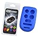 KeyGuardz Blue Rubber Keyless Entry Remote Key Fob Skin Cover Protector