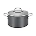 Circulon Genesis Hard Anodized Nonstick Casserole Dish/ Casserole Pan / Dutch Oven with Lid - 4.5 Quart, Black