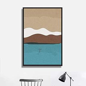Framed Canvas Wall Art for Living Room, Bedroom Silent World Theme Canvas Prints for Home Decoration Ready to Hang - 16x24 inches