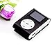 Sandistore Mini USB Clip MP3 Player LCD Screen Support 32GB Micro SD TF Card Black