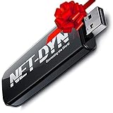 NET-DYN Dual Band USB Wireless WiFi Adapter, AC600, 5GHz and 2.4GHz (450/150Mbps), Amazon Internet Dongle for PC and Mac, Laptop and Desktop