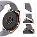 UMTELE Sport Bands Compatible with Galaxy Watch 42mm Band, Soft Silicone Breathable Sport Strap Replacement Wristband for Samsung Galaxy Watch Gray