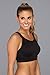 Brooks Maia Back-Adjustable Medium-Impact Sports Bra (C-E) | Moving Comfort Black 36DD