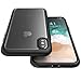 i-Blason Case for Phone X (2017)/ iPhone Xs (2018), Scratch Resistant Clear Halo Series Case (Clear/Black)