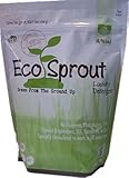 Eco Sprout Laundry Detergent 100% Natural & Biodegradable Safe for Cloth Diapers & Sensitive Skin by Ecoable (Sandalwood/ Vanilla 48 oz 48/96 loads)