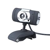 KKmoon HD Webcam Camera Web Cam with Microphone MIC USB 2.0 50.0M for Computer PC Laptop Black