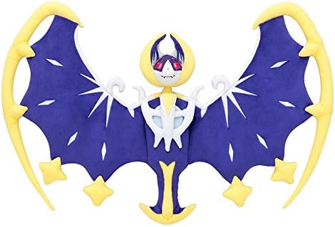 Lunala Stuffed Poke Plush Toy, 20.5 x 12.2-Inch