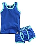 Vaenait baby Multi Colors 2T-7T Kids Boys 2pcs Underwear Undershirt Boxer Brief Set
