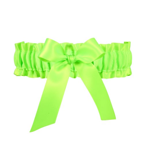 Ivy Lane Design Neon Wedding Garter, Lime Green