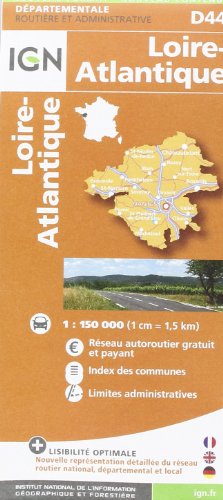 Loire Atlantique: IGN721244 (Departement Maps) by (Map)