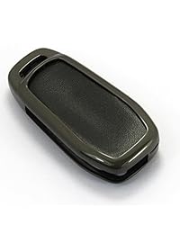 Rpkey Metal Control remoto de entrada sin llave Llavero Fob Funda Protector de pantalla para 2015 2016 2017 Ford F-Series Explorer Fusion F-150 F250 F350 F450 F550 Super Duty 164-r8130 164-r7986 164-r8134 N5 F-a08taa
