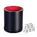 Dice Cup with 5 Dices, Bagent PU Leather Felt Lined Professional Mini Dice Shaker Cup Set for Yahtzee / Craps / Backgammon or other Dice Games (RR-08)