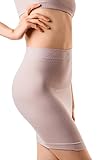 MD Women's Shapewear High Waisted Nylon Firm Tummy Control Half Slip Body Shaper