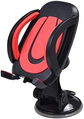 Car Phone Mount Holder, Dashboard and Windshield phone holder with strong suction base, compatible with all types of devices, GPS/ ANDROID/ iPHONE