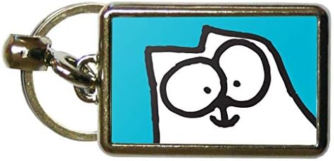 Simon's Cat Metal Keyring