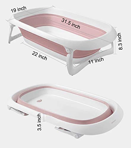 jf mall folding portable baby bathtub