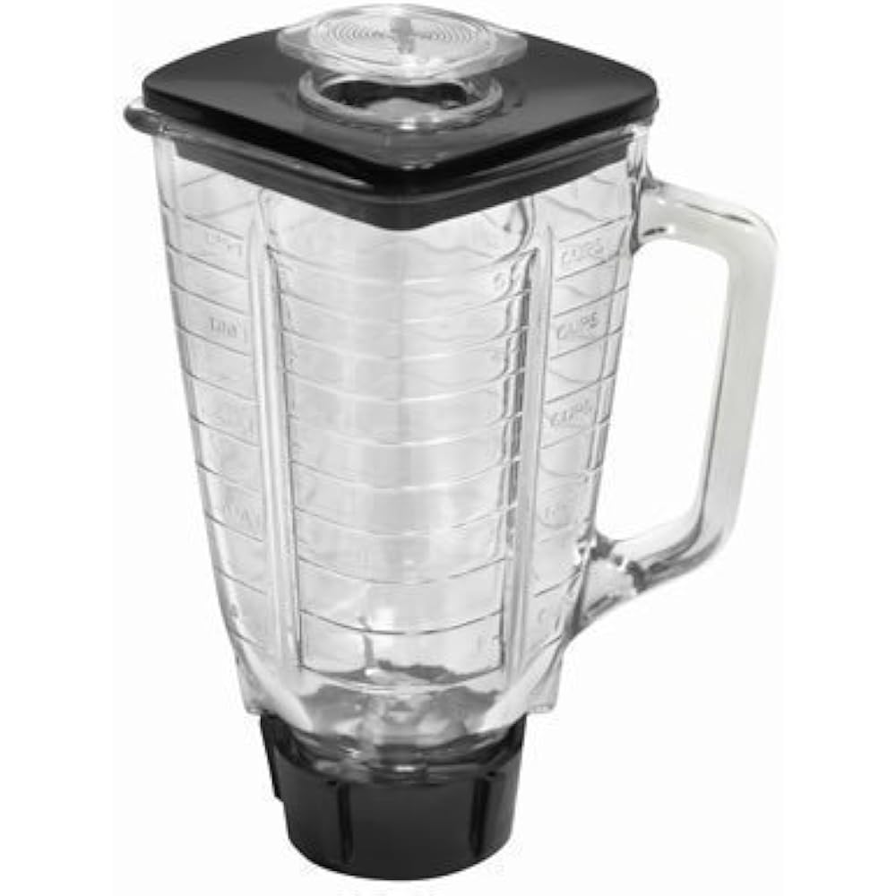 Ronnel Collection 6Piece Square Glass Blender Jar Replacement Kit For