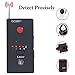 Wireless Camera Lens Detector for Spy Hidden Camera Bug Detector with Adjustable Detection Sensitivity GSM Voice Device Signal Bug RF Finder (Black)
